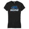 Riverview Sharks women's fitted tee, black