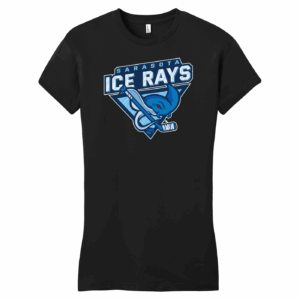Sarasota Ice Rays women's fitted tee, black