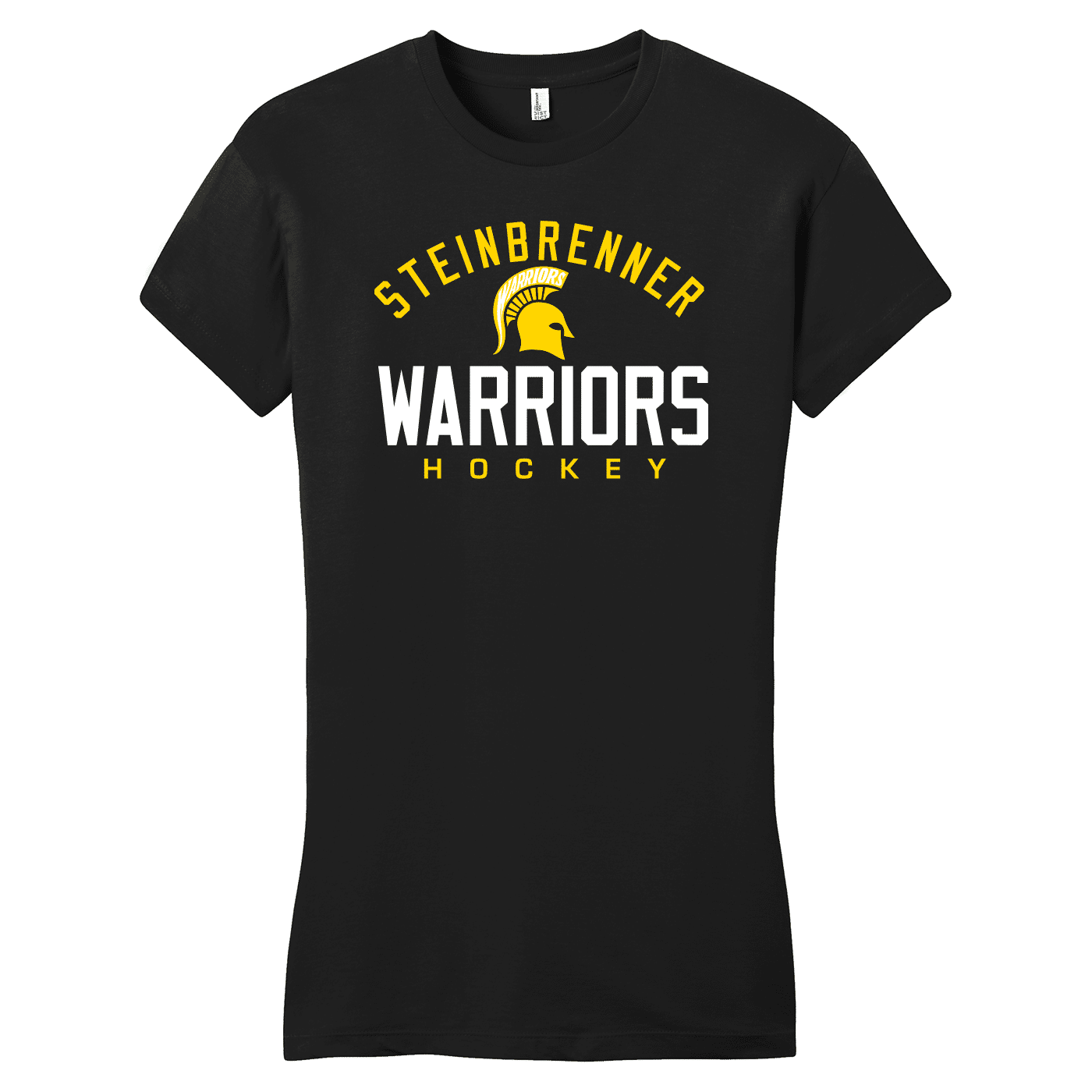 SAN_DT6001 District Womens Fitted Tee Steinbrenner Warriors black Steinbrenner Warriors women's fitted tee, black