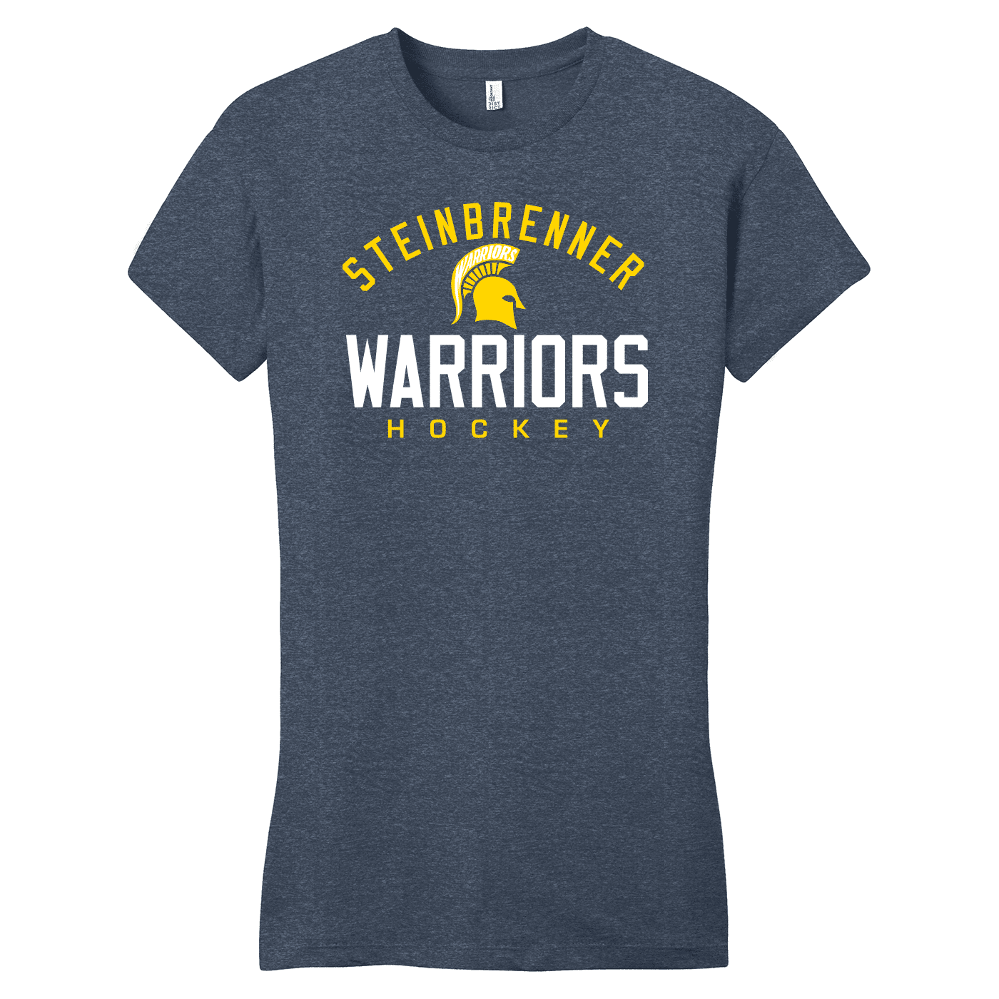 SAN_DT6001 District Womens Fitted Tee Steinbrenner Warriors heather navy Steinbrenner Warriors women's fitted tee, heather navy