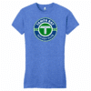 Tampa Bay Hockey Club womens fitted tee, heather royal
