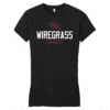 Wiregrass Ranch women's fitted tee, black