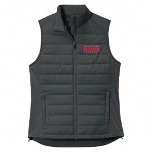 Gulf Coast Flames women's vest, charcoal
