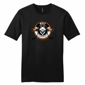 Wolf Hockey Academy Cotton Tee, black