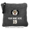 Plant Panthers packable travel blanket, customized, deep smoke