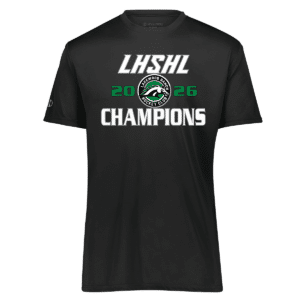 Lakewood Ranch LHSHL Champions performance tee, black