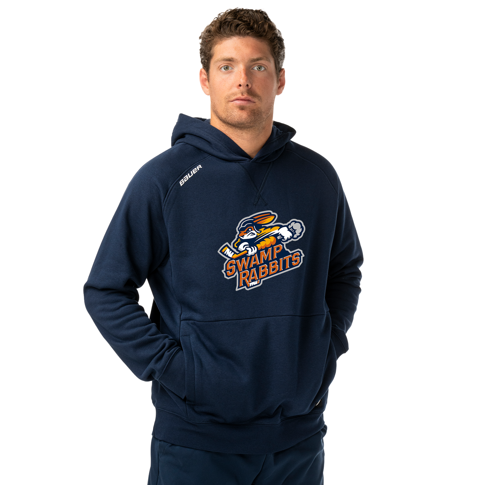 Daytona Swamp Rabbits Bauer Ultimate Hoodie S26, navy