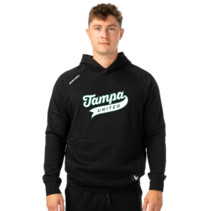 Tampa United Bauer Ultimate Hoodie S26, script logo, black