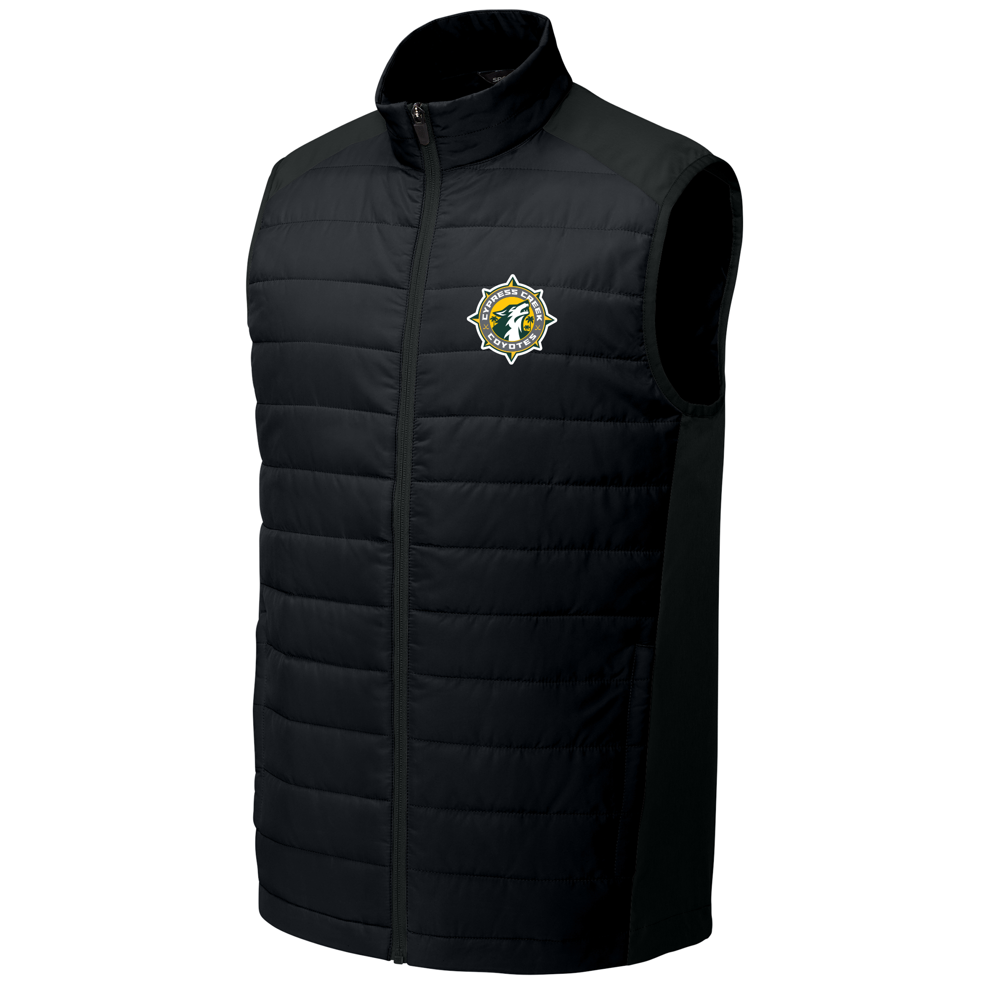 Cypress Creek Coyotes men's vest, black