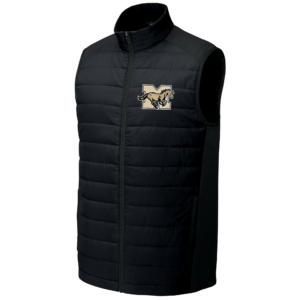 Mitchell Mustangs men's vest, black