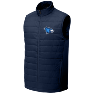 Newsome Wolves men's vest, true navy