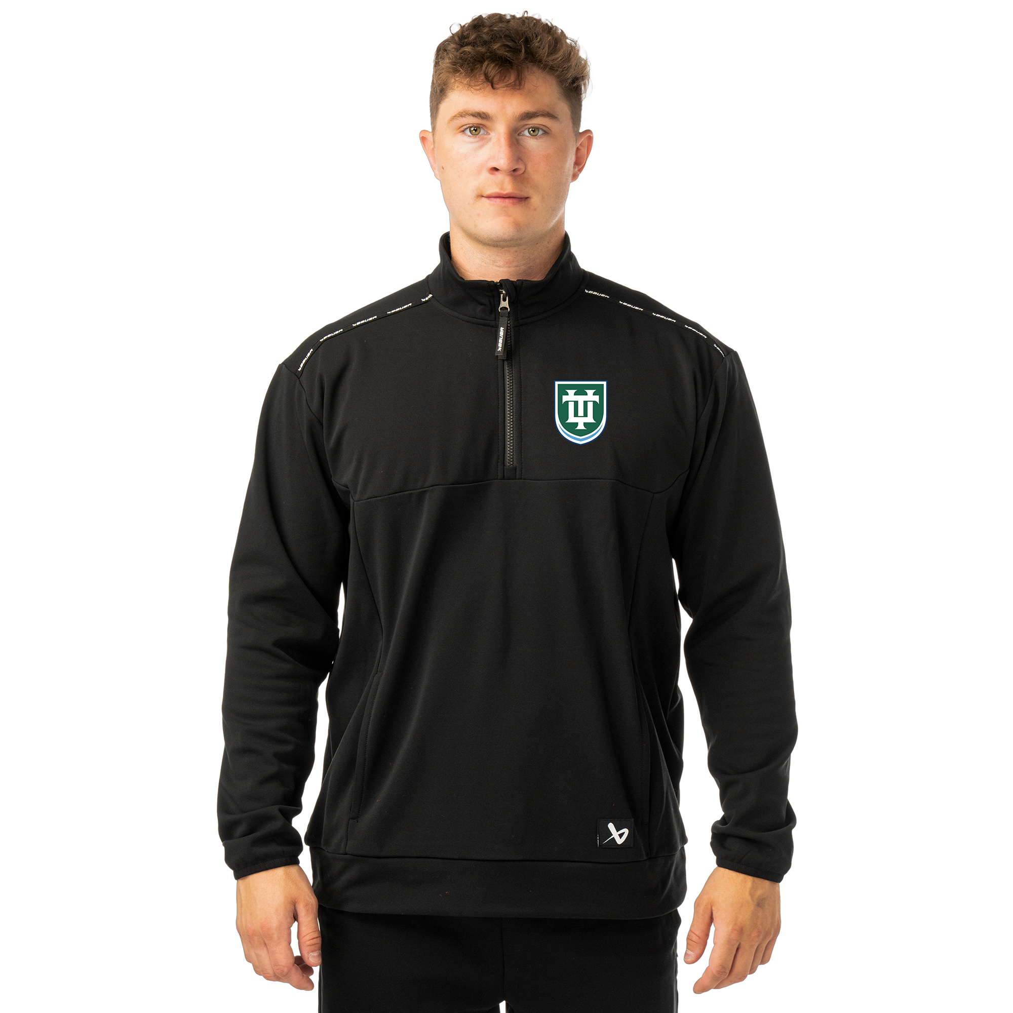 Tampa United Bauer half zip hoodie S26, black