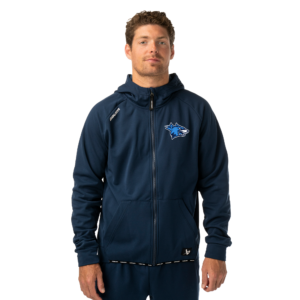 Newsome Wolves Bauer zip hoodie S26, navy