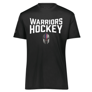Florida Warriors performance tee, hockey logo '26, black