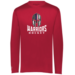 Florida Warriors long-sleeve performance tee, scarlet