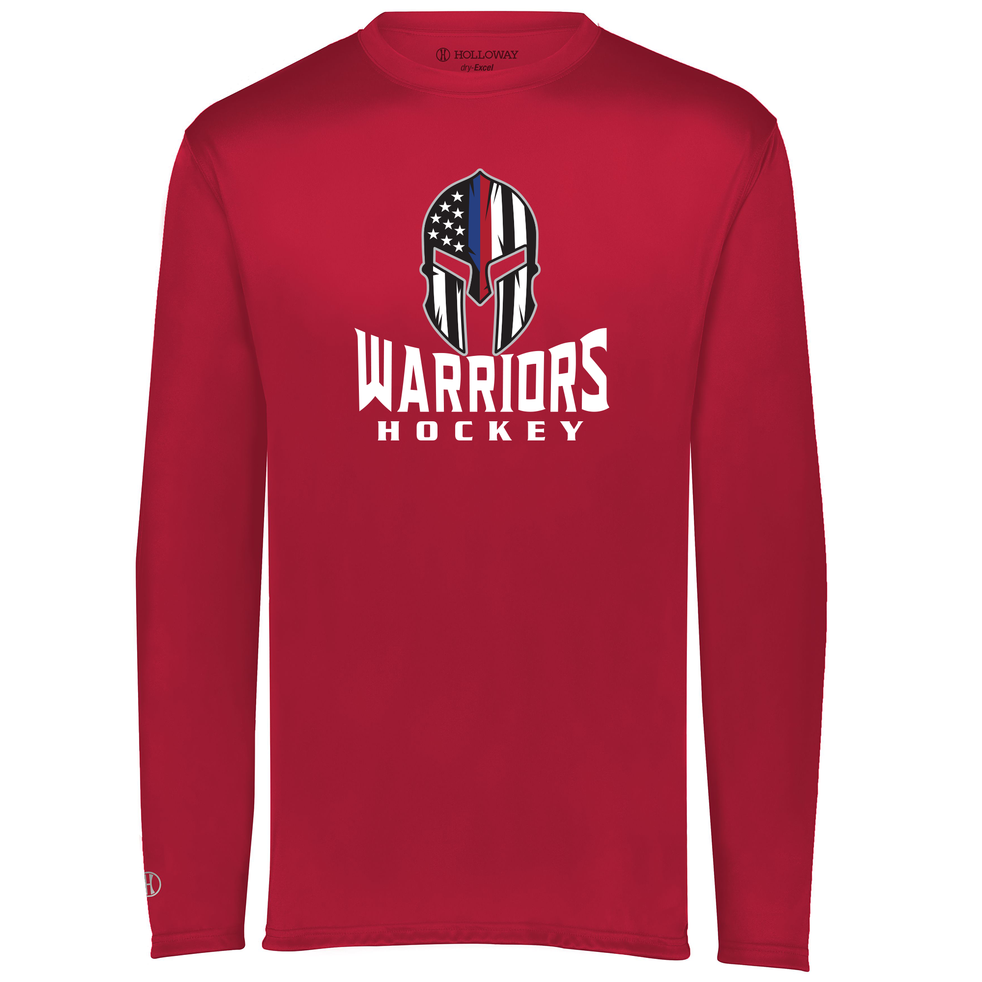 Florida Warriors long-sleeve performance tee, scarlet
