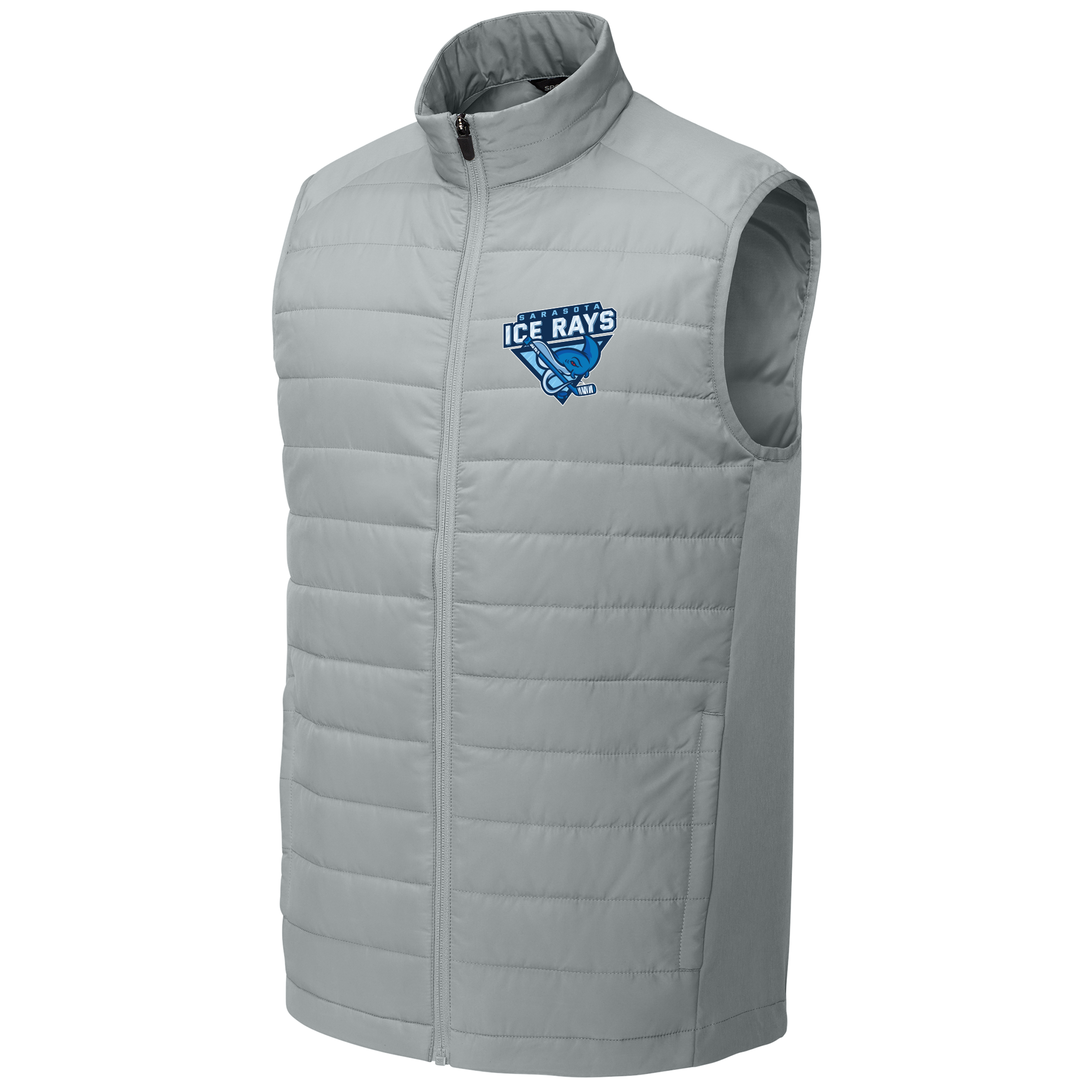Sarasota Ice Rays men's vest, silver