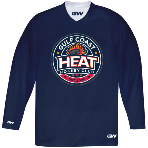 Gulf Coast Heat reversible practice jersey, navy/white
