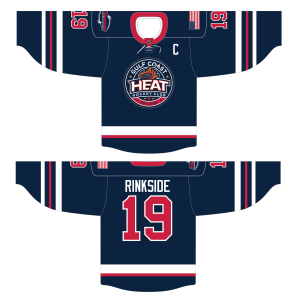 Gulf Coast Heat game jersey, dark version