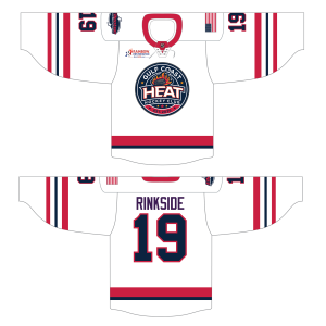 Gulf Coast Heat game jersey, light version