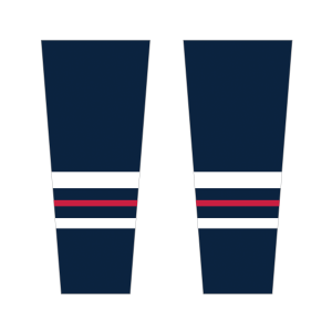 Gulf Coast Heat game socks, dark version