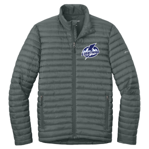 SLC Lightning Eddie Bauer Packable Quilted Full Zip, metal grey