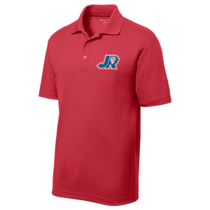 Jr. Mocs team polo, true red