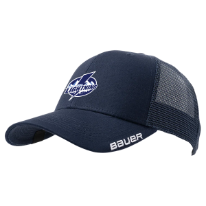 SLC Lightning Bauer team mesh snapback cap, navy
