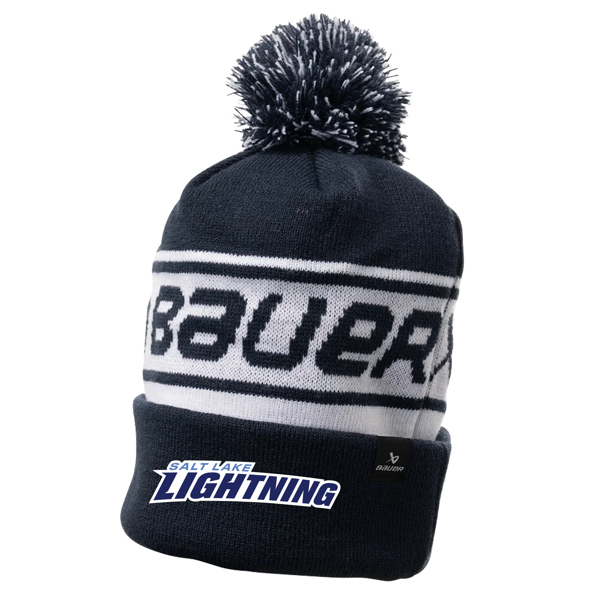 SLC Lightning Bauer team ribbed pom, navy