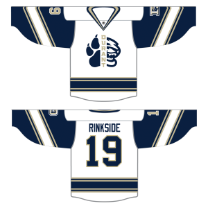 Durant Cougars 2026 game jersey, white