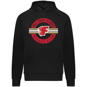 Gulf Coast Flames City series hoodie, 2026 circle logo, black