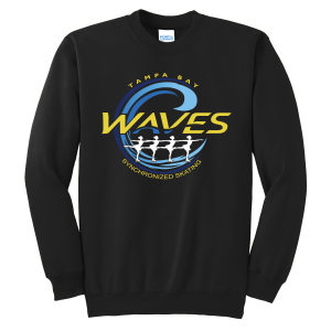 Tampa Bay Waves crewneck sweatshirt, black