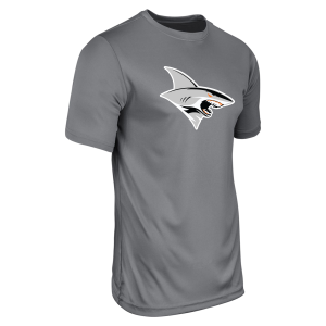 TGH Sharks performance tee, graphite