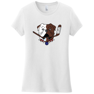 TGH Bulldogs women's tee, white