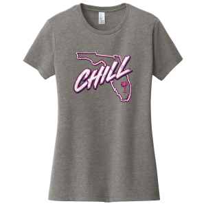 TGH Chill women's tee, grey frost