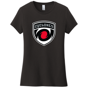 TGH Cyclones women's tee, black