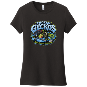 TGH Frozen Geckos women's tee, black