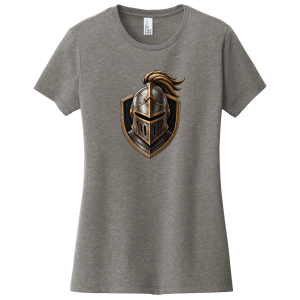 TGH Knights women's tee, grey frost