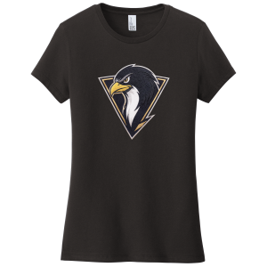TGH Penguins women's tee, black