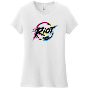 TGH Riot women's tee, white