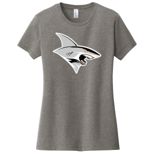 TGH Sharks women's tee, grey frost