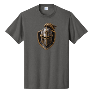 TGH Knights cotton tee, charcoal