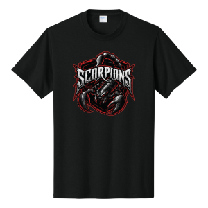 TGH Scorpions cotton tee, black