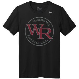 Wiregrass Nike Team Tee, circle logo 1, black
