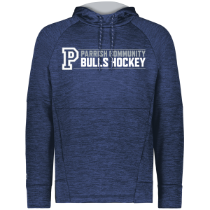 Parrish Community Bulls all-pro performance hoodie, navy heather